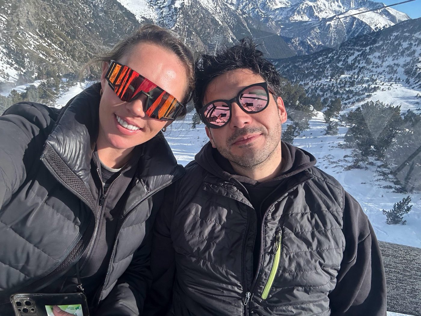 Andorra nevado en góndola